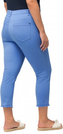 Ulla Popken Stretch Blend Bengaline Pants Blue - Naisten farkut ja housut isot koot - 