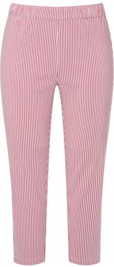 Ulla Popken Stretch Blend Bengaline Pants Pale Lilac - Naisten farkut ja housut isot koot - 