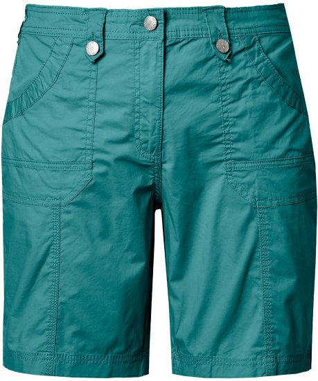 Ulla Popken Cargo Bermuda Shorts Teal - Naisten farkut ja housut isot koot - 