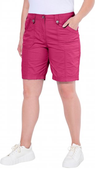 Ulla Popken Cargo Bermuda Shorts Pale Lilac - Farkut & Housut Isoissa Koissa – Plus Size - 
