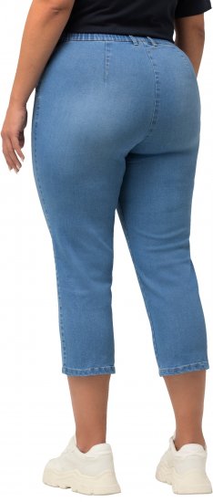 Ulla Popken Cropped Stretch Blend Mony Jeans Blue - Naisten farkut ja housut isot koot - 
