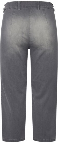 Ulla Popken Cropped Stretch Blend Mony Jeans Denim Blue - Naisten farkut ja housut isot koot - 