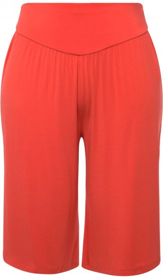 Ulla Popken Wide Leg Flared Bermuda Shorts - Naisten farkut ja housut isot koot - 