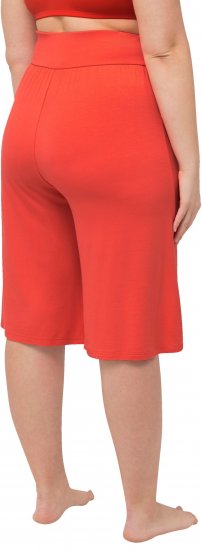 Ulla Popken Wide Leg Flared Bermuda Shorts - Naisten farkut ja housut isot koot - 