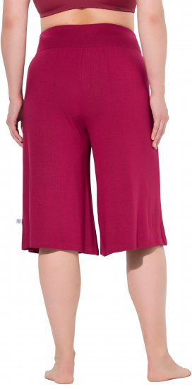 Ulla Popken Wide Leg Flared Bermuda Shorts - Naisten farkut ja housut isot koot - 