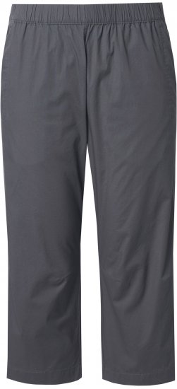 Ulla Popken Cropped Ruby Fit Pants Graphite Grey - Farkut & Housut Isoissa Koissa – Plus Size - 