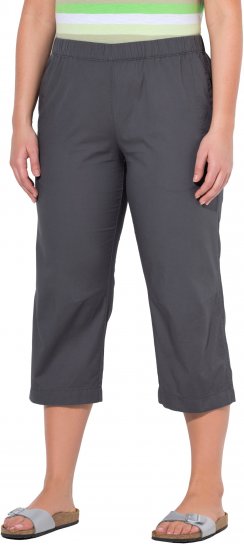 Ulla Popken Cropped Ruby Fit Pants Graphite Grey - Farkut & Housut Isoissa Koissa – Plus Size - 