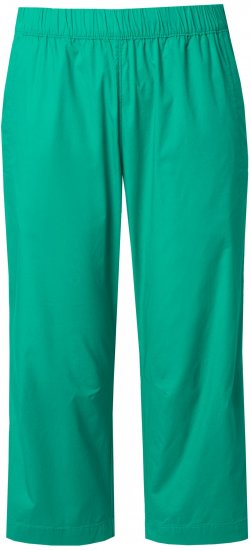 Ulla Popken Cropped Ruby Fit Pants Emerald Green - Naisten farkut ja housut isot koot - 