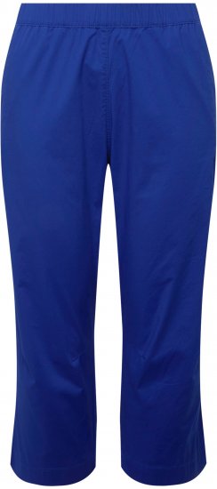 Ulla Popken Cropped Ruby Fit Pants Blue - Naisten farkut ja housut isot koot - 