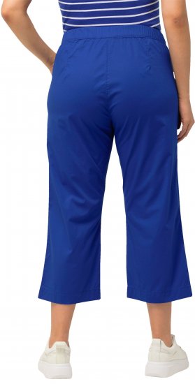 Ulla Popken Cropped Ruby Fit Pants Blue - Naisten farkut ja housut isot koot - 