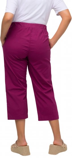 Ulla Popken Cropped Ruby Fit Pants Magnolia Red - Farkut & Housut Isoissa Koissa – Plus Size - 