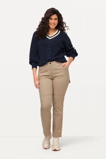Ulla Popken Bootcut Carpenter Jeans Dark Putty - Ulla Popken - Ulla Popken plus-size-vaatteet