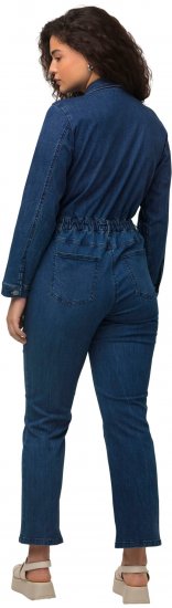 Ulla Popken Denim Boiler Suit Blue Denim - Naisten farkut ja housut isot koot - 