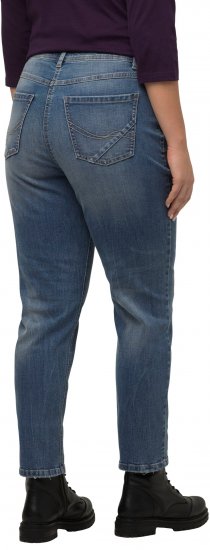 Ulla Popken Thermal Mom Jeans Blue Denim - Naisten farkut ja housut isot koot - 