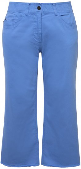 Ulla Popken Mary Crop Jeans Cloud Blue - Farkut & Housut Isoissa Koissa – Plus Size - 