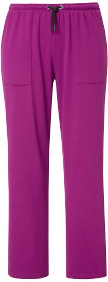 Ulla Popken Straight Leg Joggers Purple - Farkut & Housut Isoissa Koissa – Plus Size - 