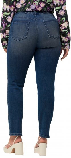 Ulla Popken Sammy Destroy 5 Pocket Jeans Blue Denim - Naisten farkut ja housut isot koot - 