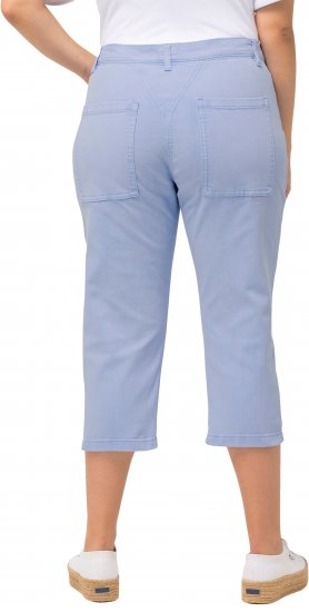 Ulla Popken Capri Boyfriend Jeans Blue - Naisten farkut ja housut isot koot - 