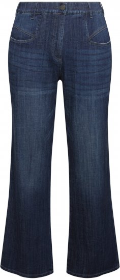 Ulla Popken Bootcut Stretch Fit Jeans Blue - Naisten farkut ja housut isot koot - 