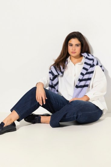 Ulla Popken Bootcut Stretch Fit Jeans Blue - Farkut - Isojen kokojen naisten farkut