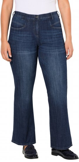 Ulla Popken Bootcut Stretch Fit Jeans Blue - Naisten farkut ja housut isot koot - 