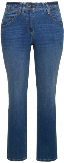 Ulla Popken Wide Leg Mandy Jeans Blue - Farkut & Housut Isoissa Koissa – Plus Size - 