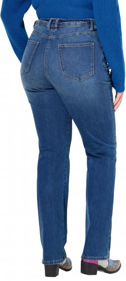 Ulla Popken Wide Leg Mandy Jeans Blue - Farkut & Housut Isoissa Koissa – Plus Size - 