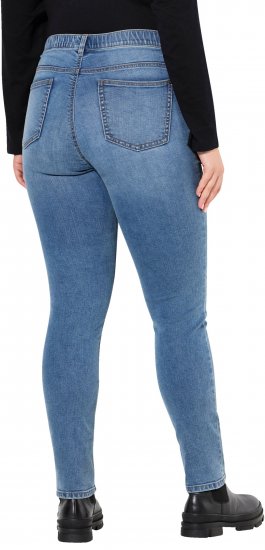Ulla Popken Stretch Fit Slim Leg Jeans Blue - Naisten farkut ja housut isot koot - 