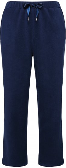 Ulla Popken Fleece Loungewear Pants Night Blue - Naisten farkut ja housut isot koot - 