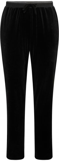 Ulla Popken Velvet Leggings Black - Naisten farkut ja housut isot koot - 