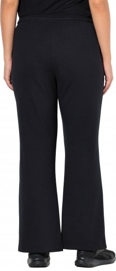 Ulla Popken Tracksuit Pants Black - Naisten farkut ja housut isot koot - 