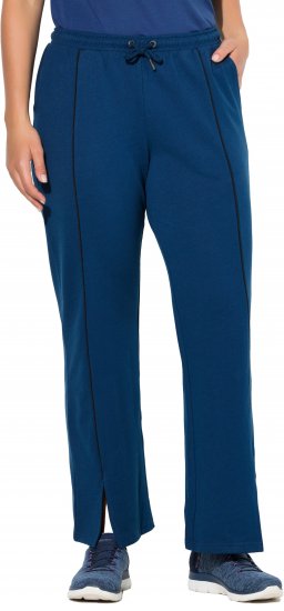 Ulla Popken Tracksuit Pants Blue - Naisten farkut ja housut isot koot - 