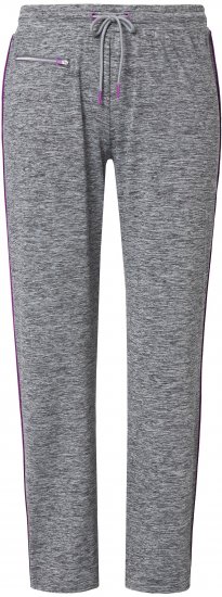 Ulla Popken Quick Drying Jogging Pants Grey - Farkut & Housut Isoissa Koissa – Plus Size - 