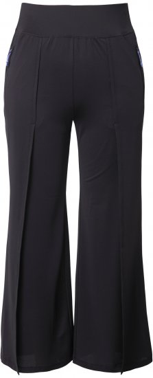 Ulla Popken Split Leg Uv Protective Pants Black - Naisten farkut ja housut isot koot - 