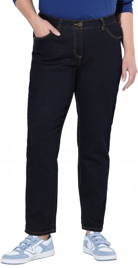 Ulla Popken Stretch Fit Boyfriend Jeans Denim Blue - Naisten farkut ja housut isot koot - 