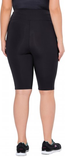 Ulla Popken Quick Drying Performance Shorts Black - Naisten farkut ja housut isot koot - 