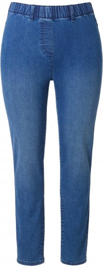 Ulla Popken Denim Jeggings Blue Denim - Naisten farkut ja housut isot koot - 
