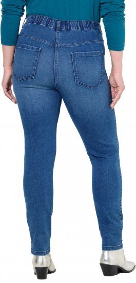 Ulla Popken Denim Jeggings Blue Denim - Naisten farkut ja housut isot koot - 