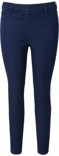 Ulla Popken Denim Five Pocket Jeggings Denim Blue - Farkut & Housut Isoissa Koissa – Plus Size - 