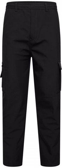 Kam Jeans 245 Soft Shell Elasticated Pants Black - Urheiluvaatteet & ulkoilu - Miesten urheiluvaatteet isot koot