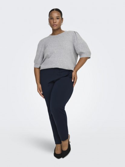 Only Carmakoma Goldtrash Classic Pants Navy - Housut - 
