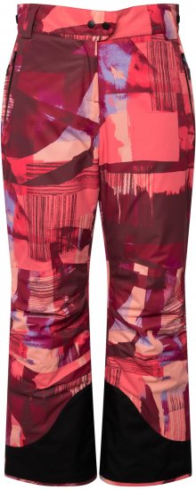Ulla Popken Ski Pants Waterproof Velcro Closure Snow Gaiter Red - Naisten farkut ja housut isot koot - 