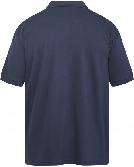 North Latitude 61130 Pikeepaita Painatuksella Laivastonsininen - Pikeepaidat - Miesten isot pikeepaidat