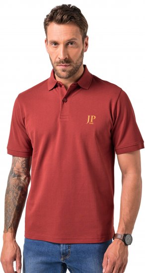 JP1880 Polo Shirts 2-pack Piqué Red Orange - Pikeepaidat - Miesten isot pikeepaidat
