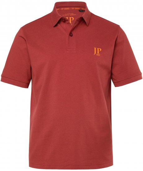 JP1880 Polo Shirts 2-pack Piqué Red Orange - Pikeepaidat - Miesten isot pikeepaidat