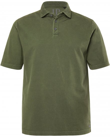 JP1880 Polo Shirt Short Sleeve Pique Vintage Green - Pikeepaidat - Miesten isot pikeepaidat
