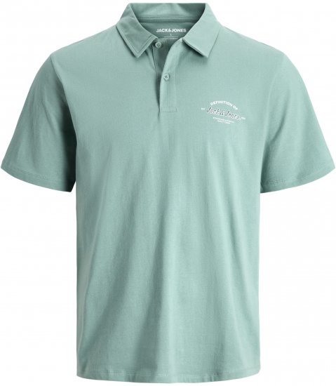 Jack & Jones Brandon Short Sleeve Polo Turquoise - Pikeepaidat - Miesten isot pikeepaidat