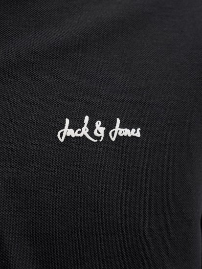 Jack & Jones Blaze Short Sleeve Polo Black - Pikeepaidat - Miesten isot pikeepaidat