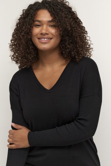 Kaffe Curve Machi Knit Neule Musta - Hupparit ja collegepaidat - 