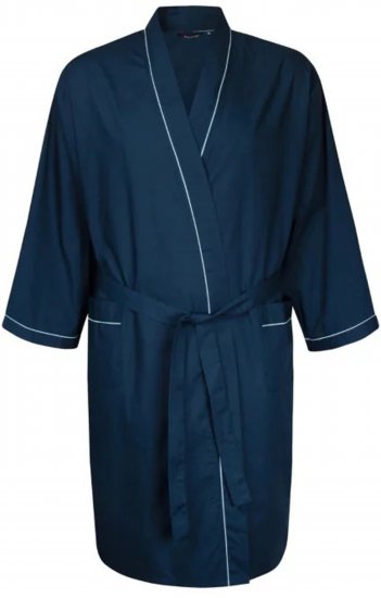 Espionage PJ091 Lightweight Bathrobe Navy - Kylpytakit/aamutakit/pyyhkeet - Miesten kylpytakit isot koot